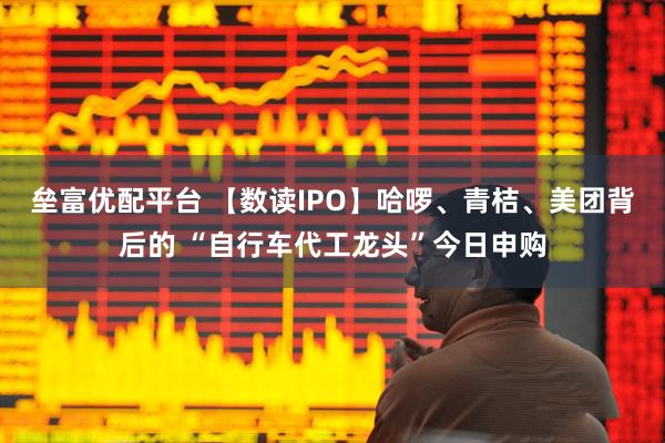 垒富优配平台 【数读IPO】哈啰、青桔、美团背后的 “自行车代工龙头”今日申购